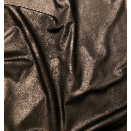 Tkanina LEATHER BLACK